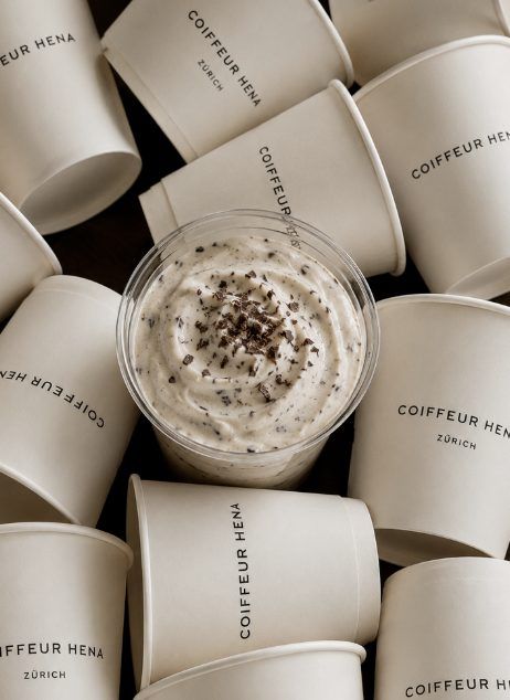 Hena Kaffeebecher mit Logo